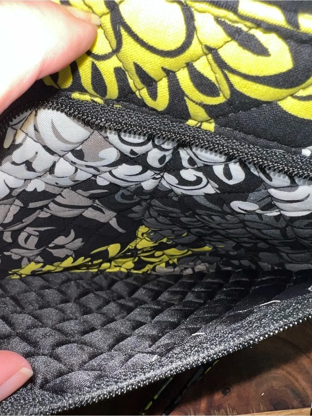 Vera Bradley Backpack Yellow Birdie Floral Quilted Cotton Travel Bag